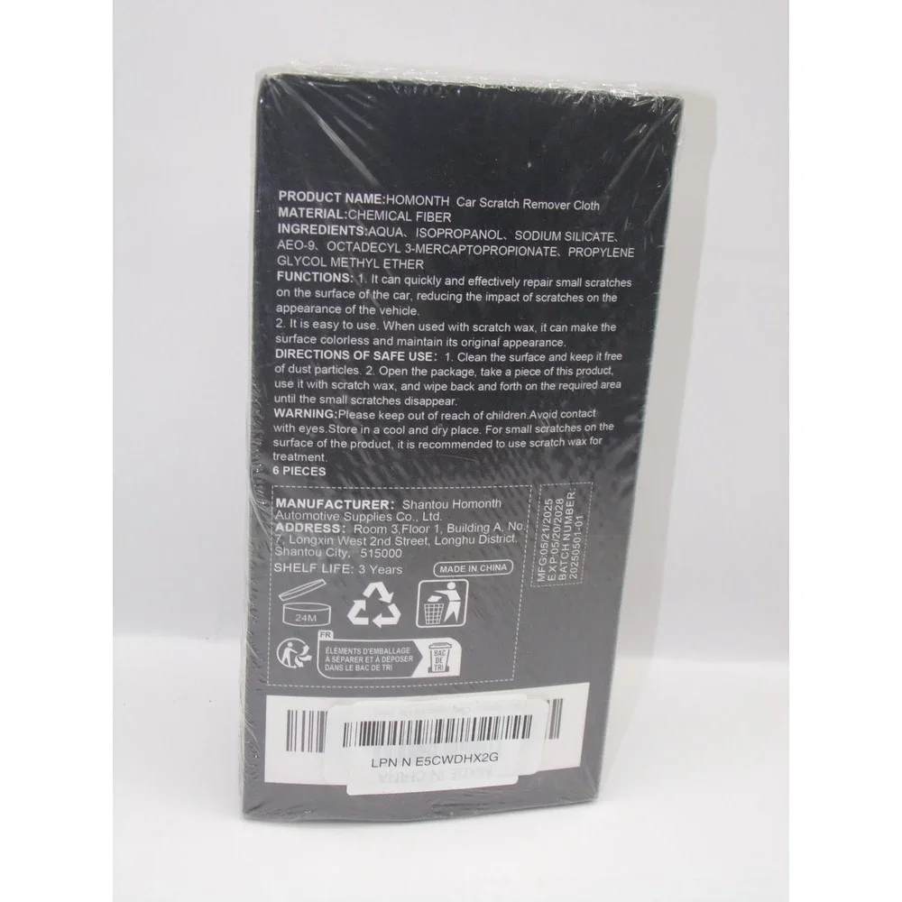 nano sparkle Car Scratch Remover Repair 3 oz Cloth Nano Magic